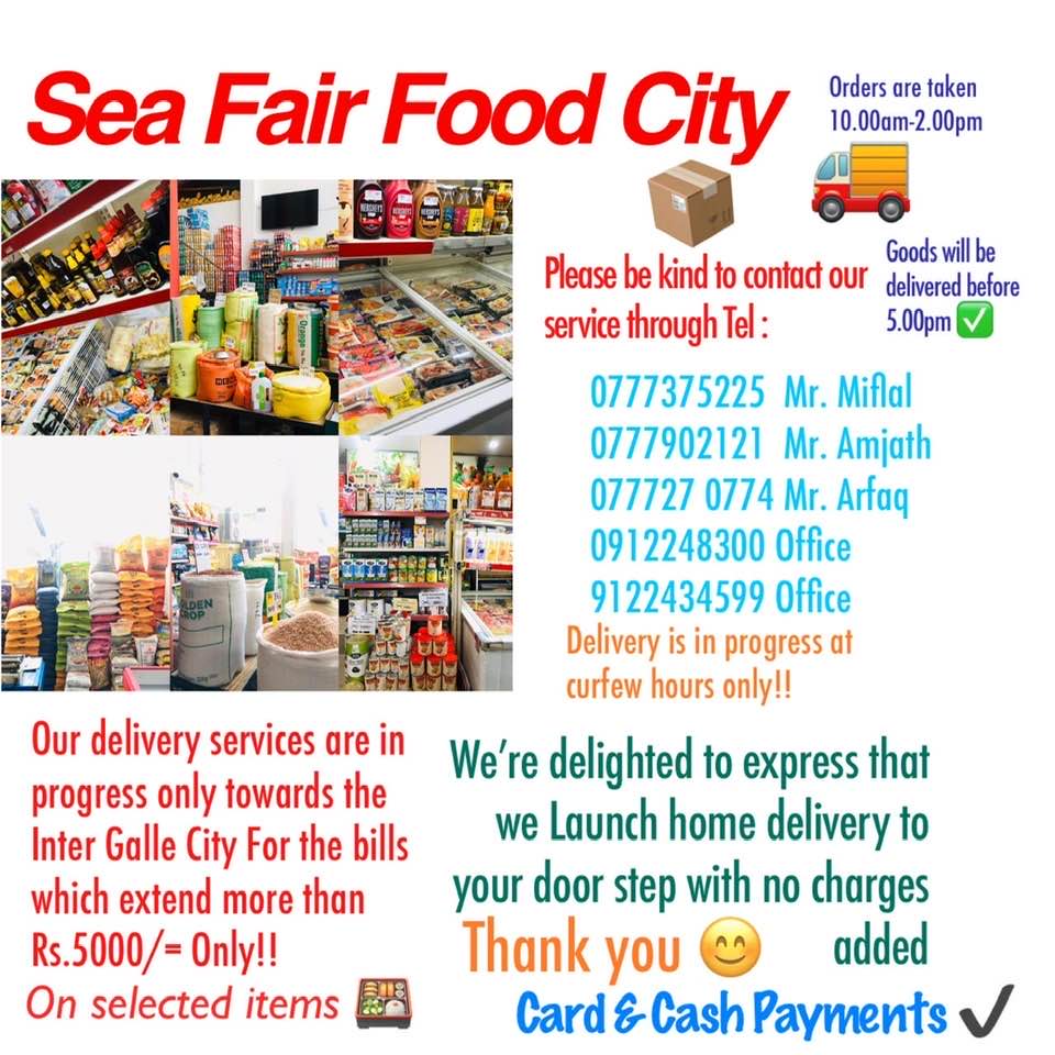 Sea Fair Food City Galle Home Delivery