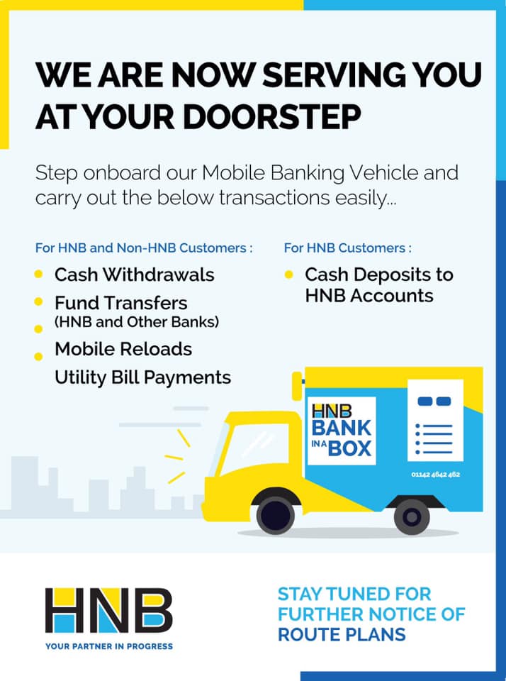 HNB Mobile Banking Vehicle