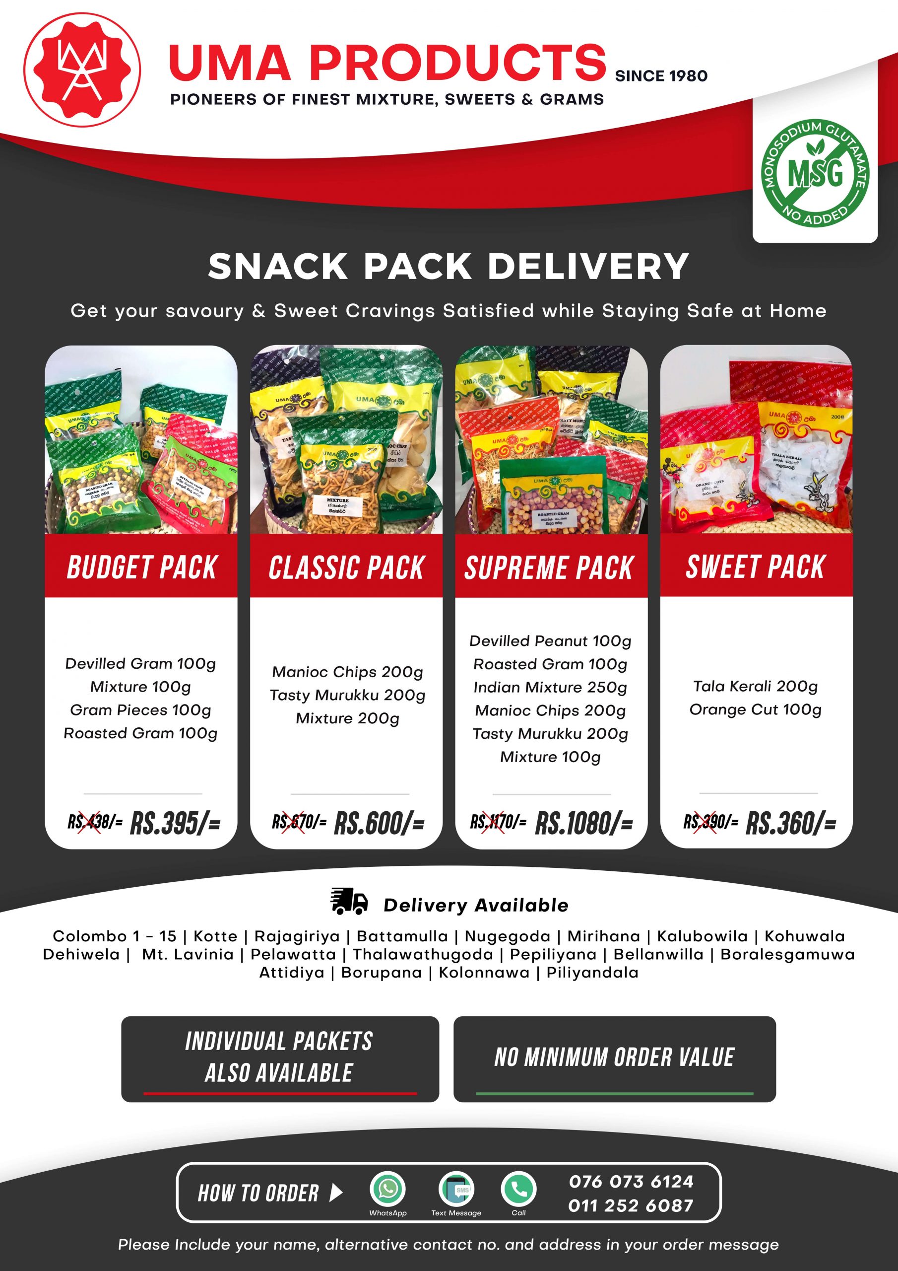 Uma Products Home Delivery
