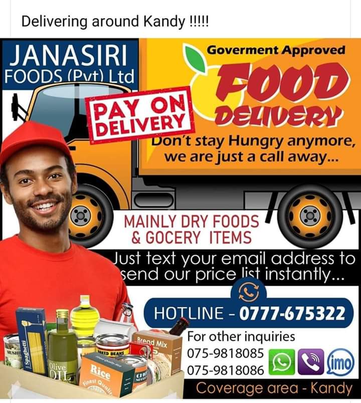 Janasiri Food delivery Kandy