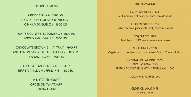 SkinnyTomi's Deli delivery menu