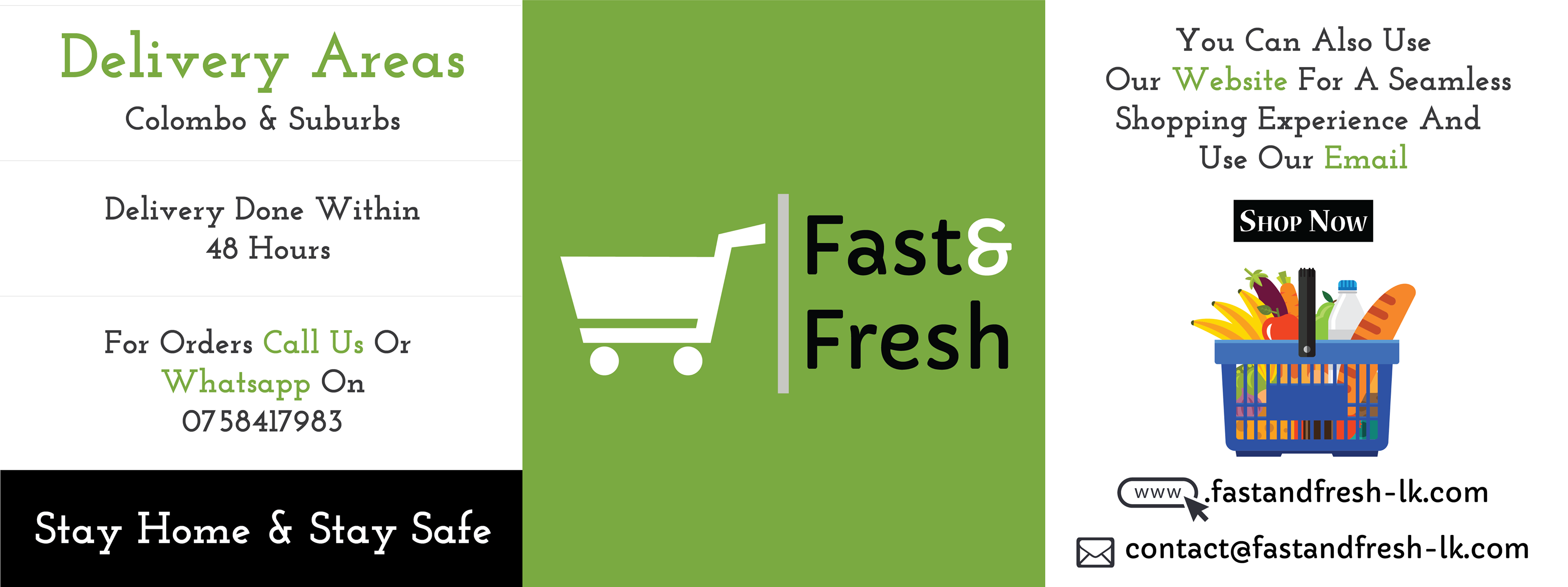 Fast and Fresh Delivery Details
