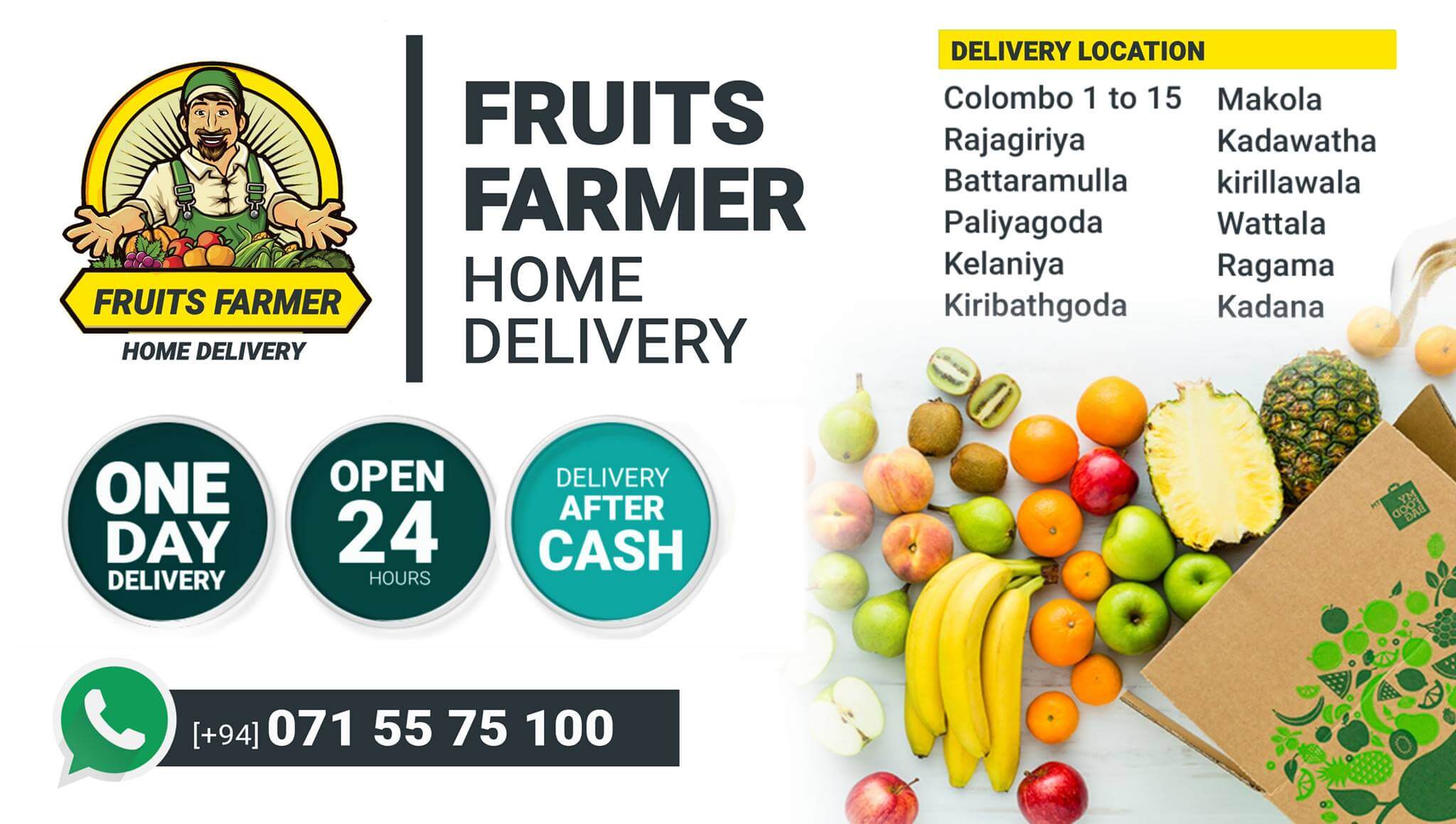 Fruits Farmer Delivery info